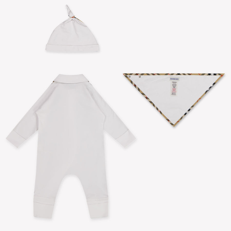 Burberry Hamilton bébé Unisexe Combishort dans Blanc