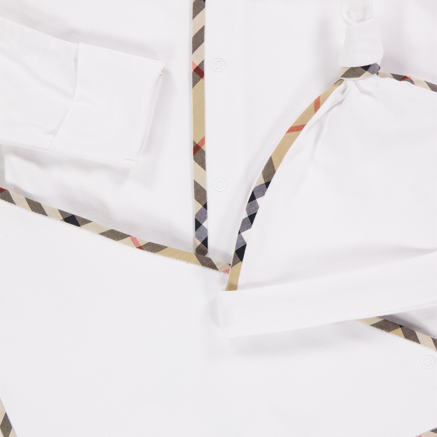 Burberry Hamilton Baby Unisex Boxpakje In Wit