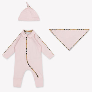 Burberry Hamilton Baby Meisjes Boxpakje In Licht Roze