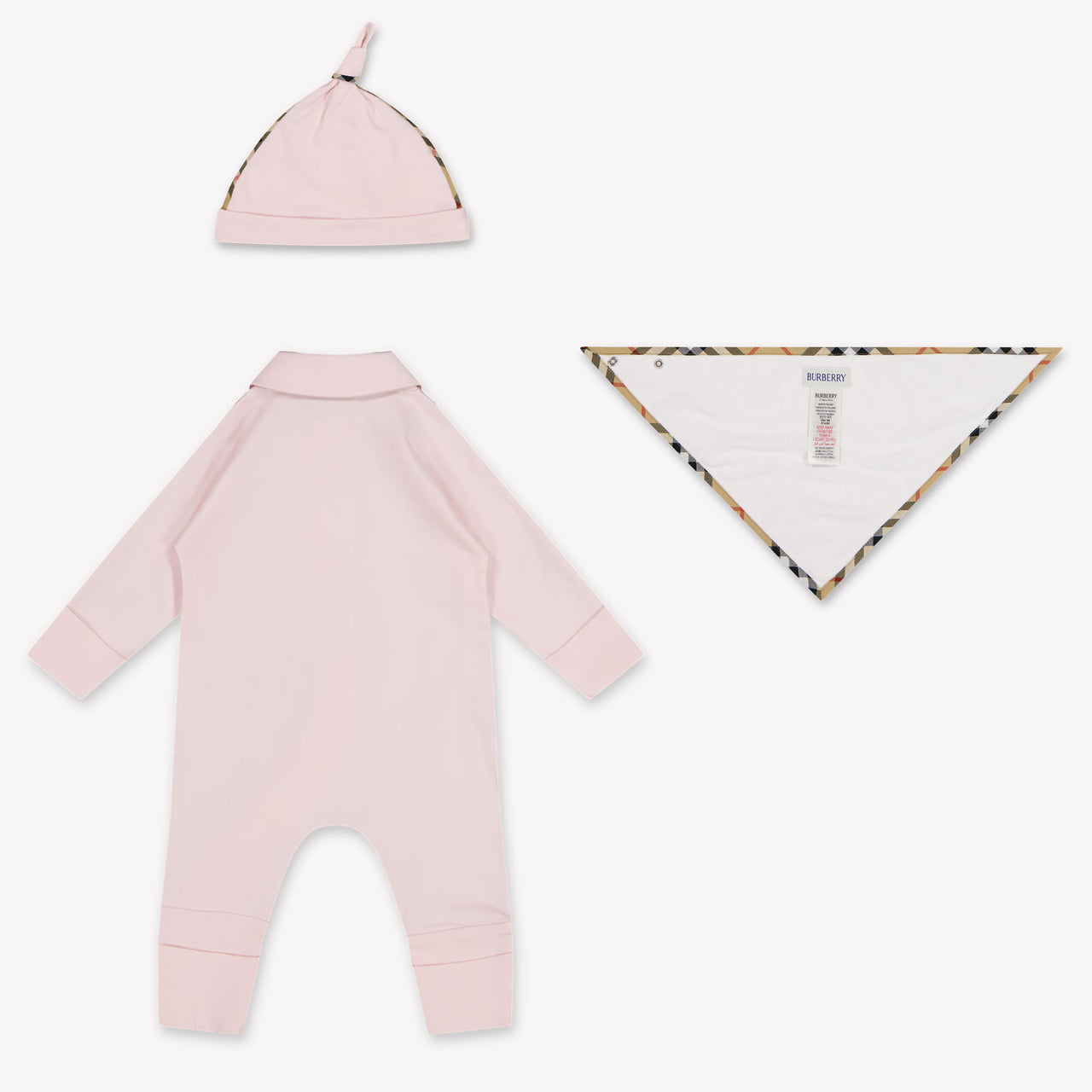 Burberry Hamilton Baby Meisjes Boxpakje In Licht Roze