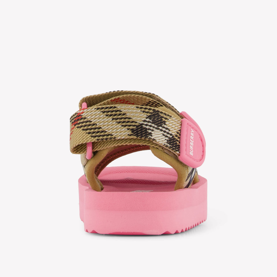 Burberry lou Chicas Sandalias en Rosa Fluorescente