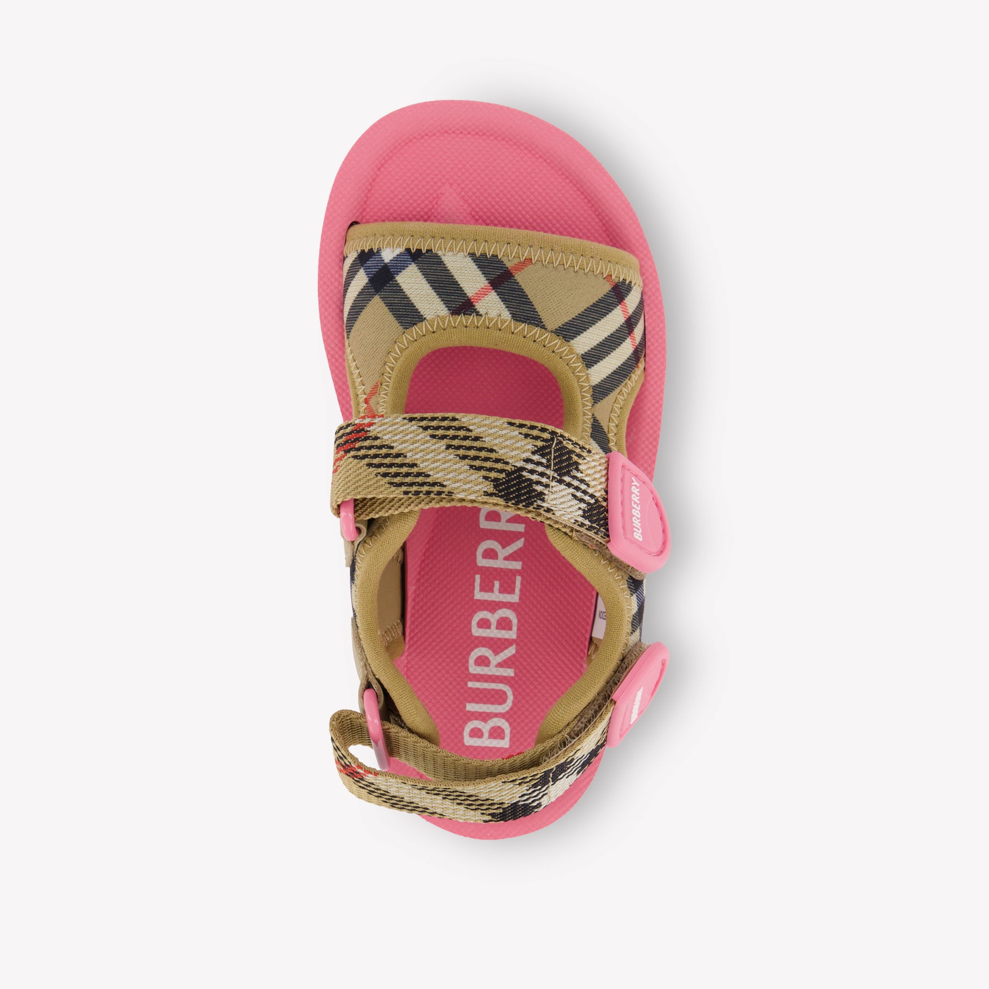 Burberry Lou Ragazze Sandali dentro Rosa Fluorescente