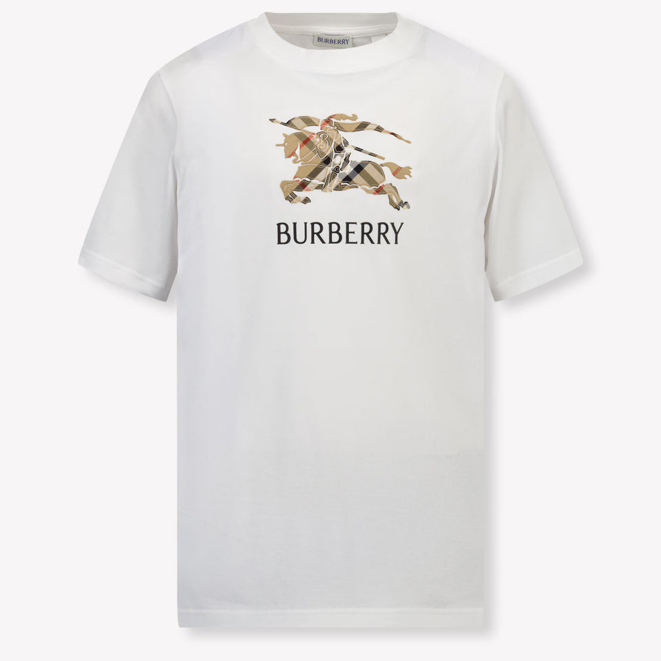Burberry cedro infantil Chicos Camiseta adentro Blanco