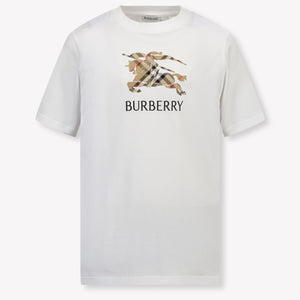 Burberry CEDAR Kids Unisex T-Shirt In White