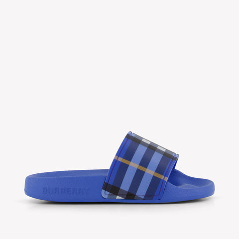 Burberry Furley Ragazzi Pantofole dentro Blu Cobalto