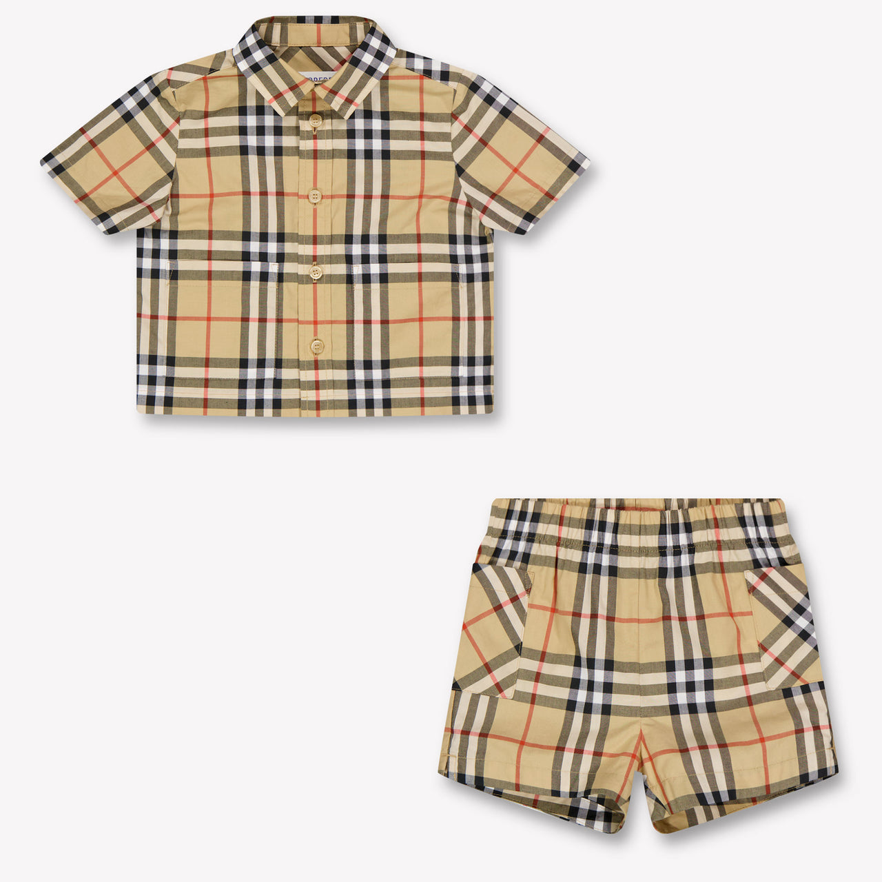 Burberry bebé carey Chicos Establecer en Beige