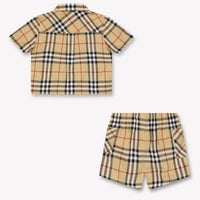 Burberry bebé carey Chicos Establecer en Beige