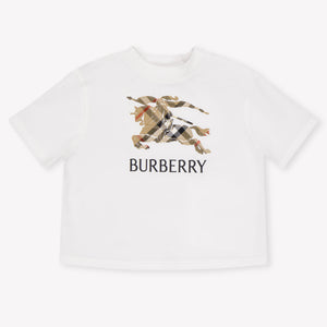 Burberry Bébé en cèdre Unisexe T-shirt dans Blanc