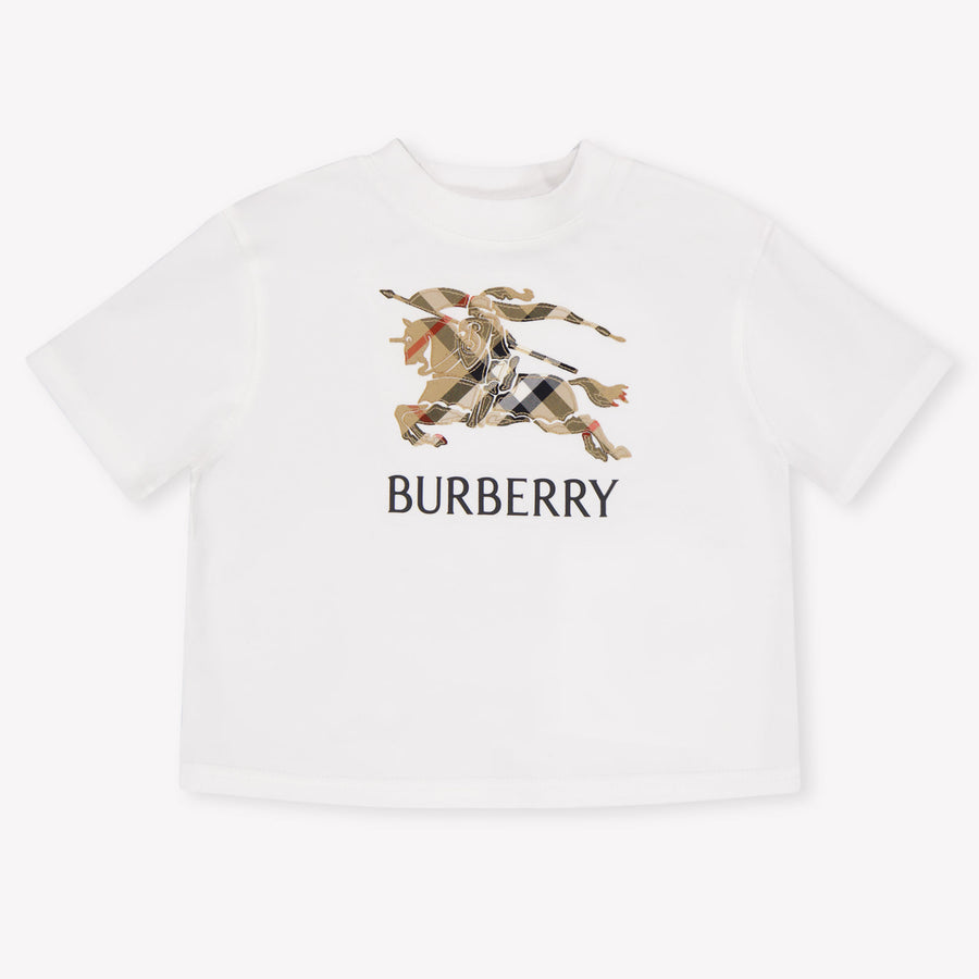 Burberry Bébé en cèdre Unisexe T-shirt dans Blanc