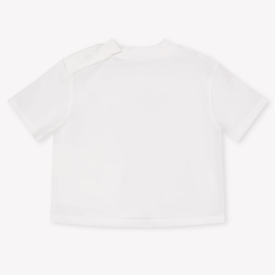 Burberry Bébé en cèdre Unisexe T-shirt dans Blanc