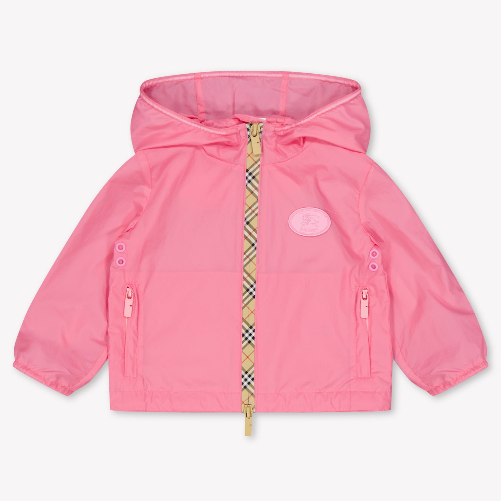 Burberry bebe romano Chicas Chaqueta de verano en Rosa Fluorescente