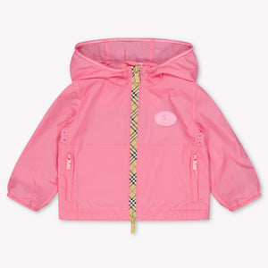 Burberry Bébé romain Filles Veste d'été en fluo Rose