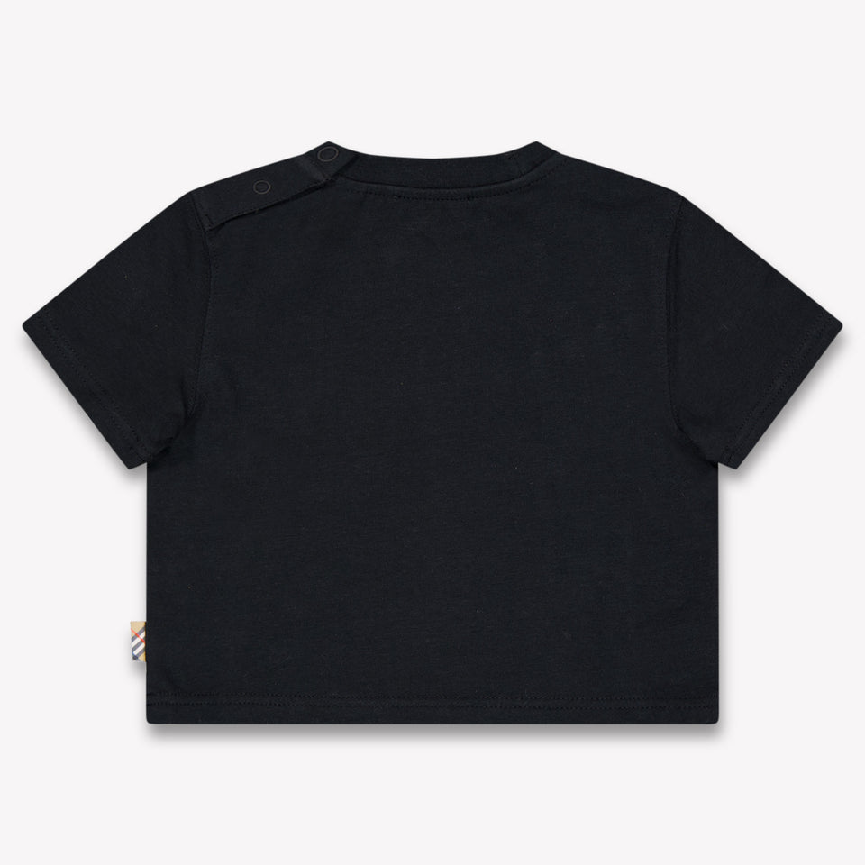 Burberry Bébé en cèdre Unisexe T-shirt dans Noir