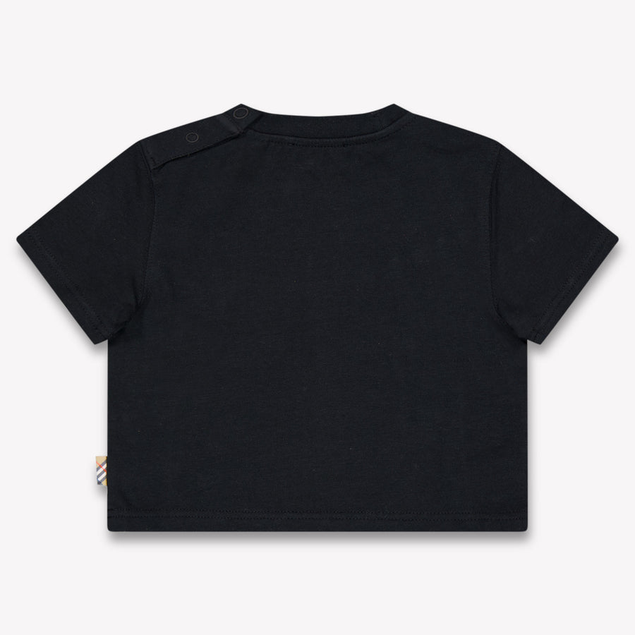Burberry Cedar Baby Unisex T-Shirt In Black