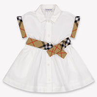 Burberry Baby Mädchen Zieh dich an Weiß
