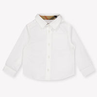 Burberry Owen bébé Garçons Chemisier Blanc
