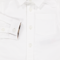 Burberry Owen bébé Garçons Chemisier Blanc