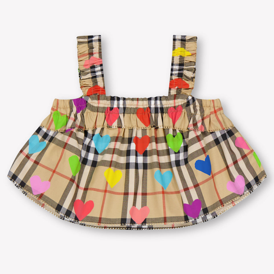 Burberry Gabi Baby Mädchen T-Shirt In Beige