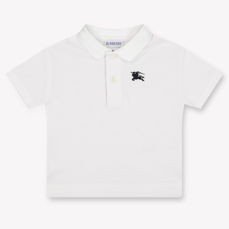Burberry Johane Bébé Garçons Polo En Blanc