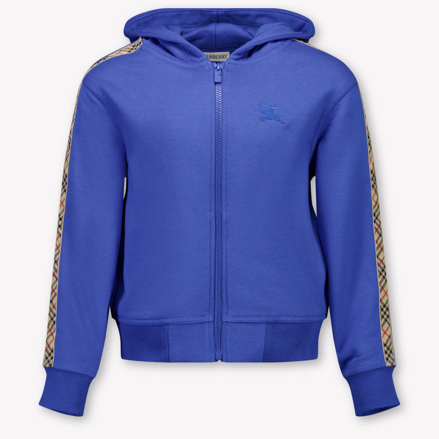 Burberry Clyde Kinder Garçons Cardigan en Bleu Cobalt