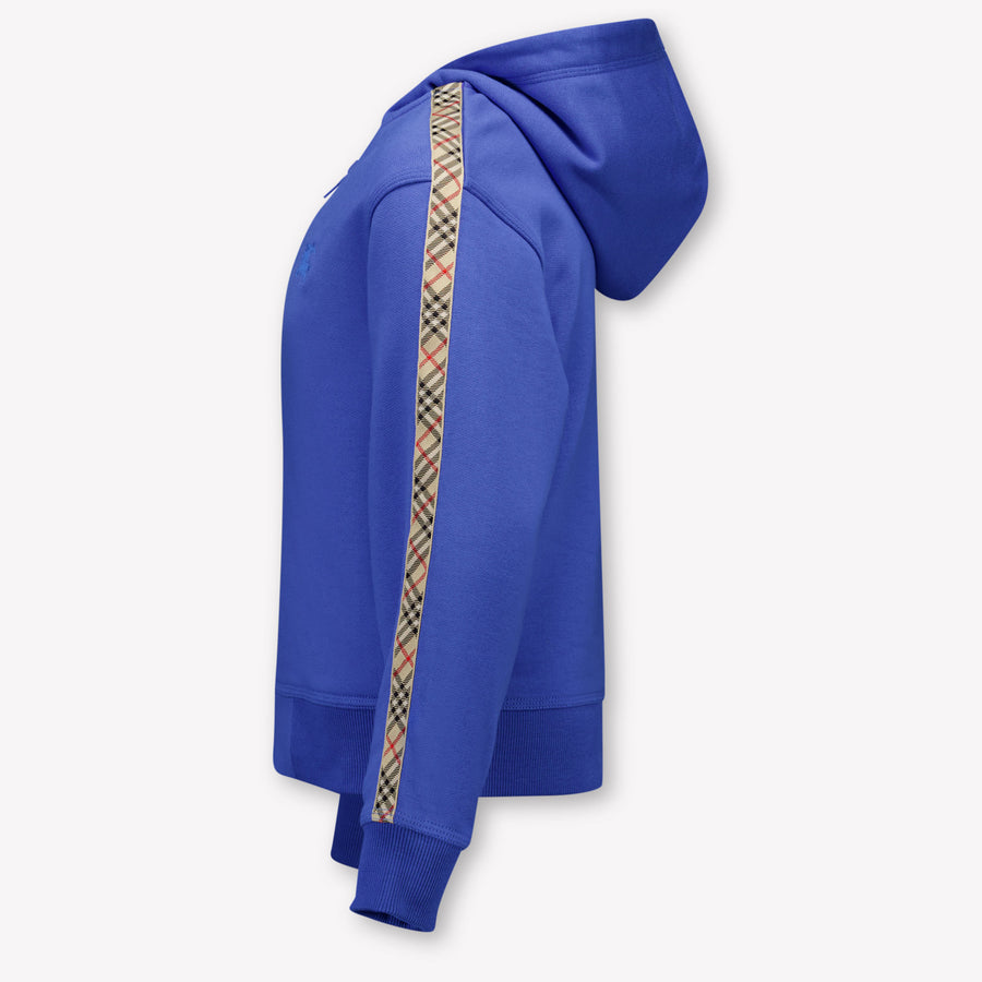 Burberry Clyde Kinder Garçons Cardigan en Bleu Cobalt
