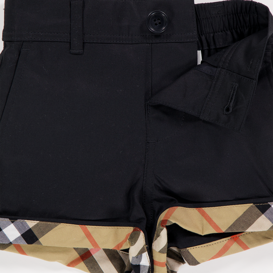 Burberry Óscar bebé Chicos pantalones cortos en Negro