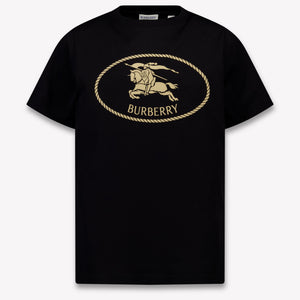 Burberry Kinder con stemma di cedro Unisex Maglietta dentro Nero