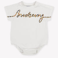 Burberry Dolby bebé Chicas mameluco en Blanco