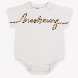 Burberry Dolby bebé Chicas mameluco en Blanco