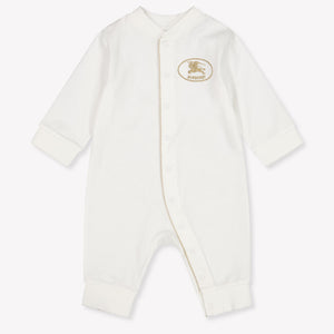 Burberry Jade bébé Filles Combishort en blanc cassé