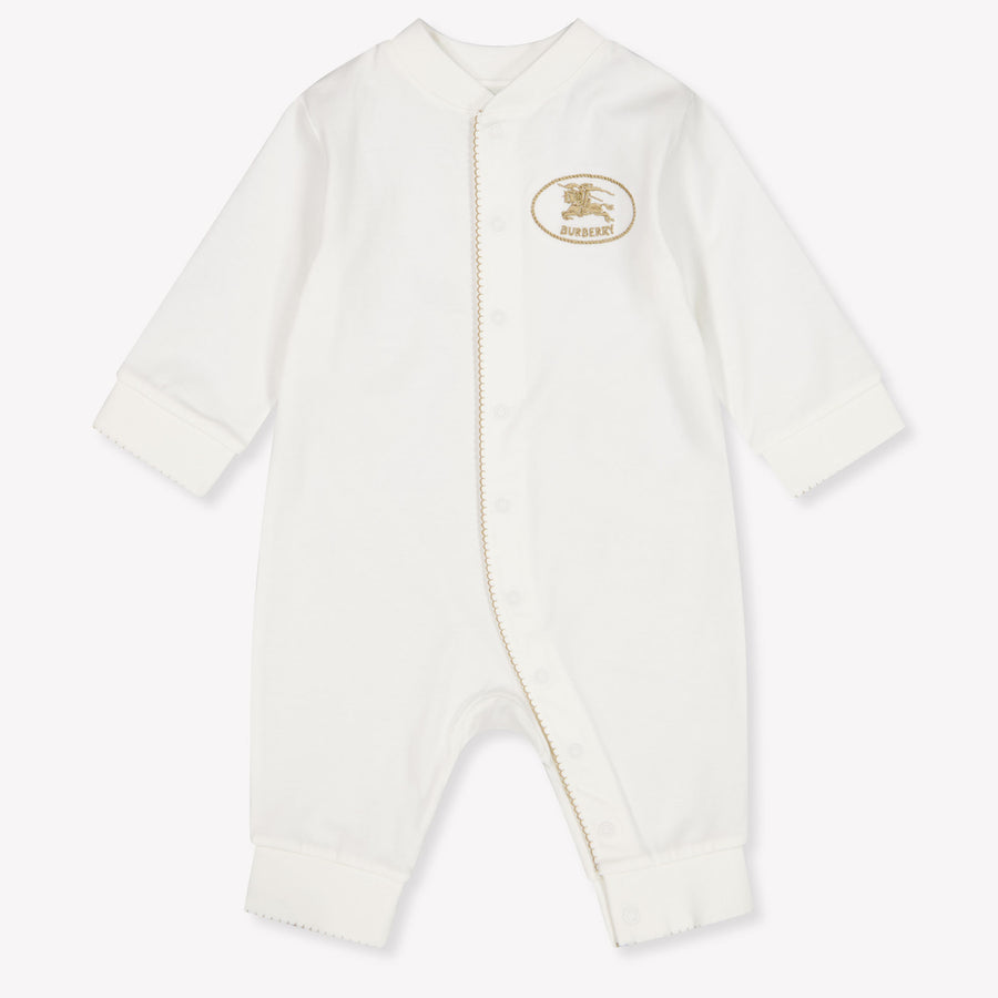 Burberry Jade bébé Filles Combishort en blanc cassé