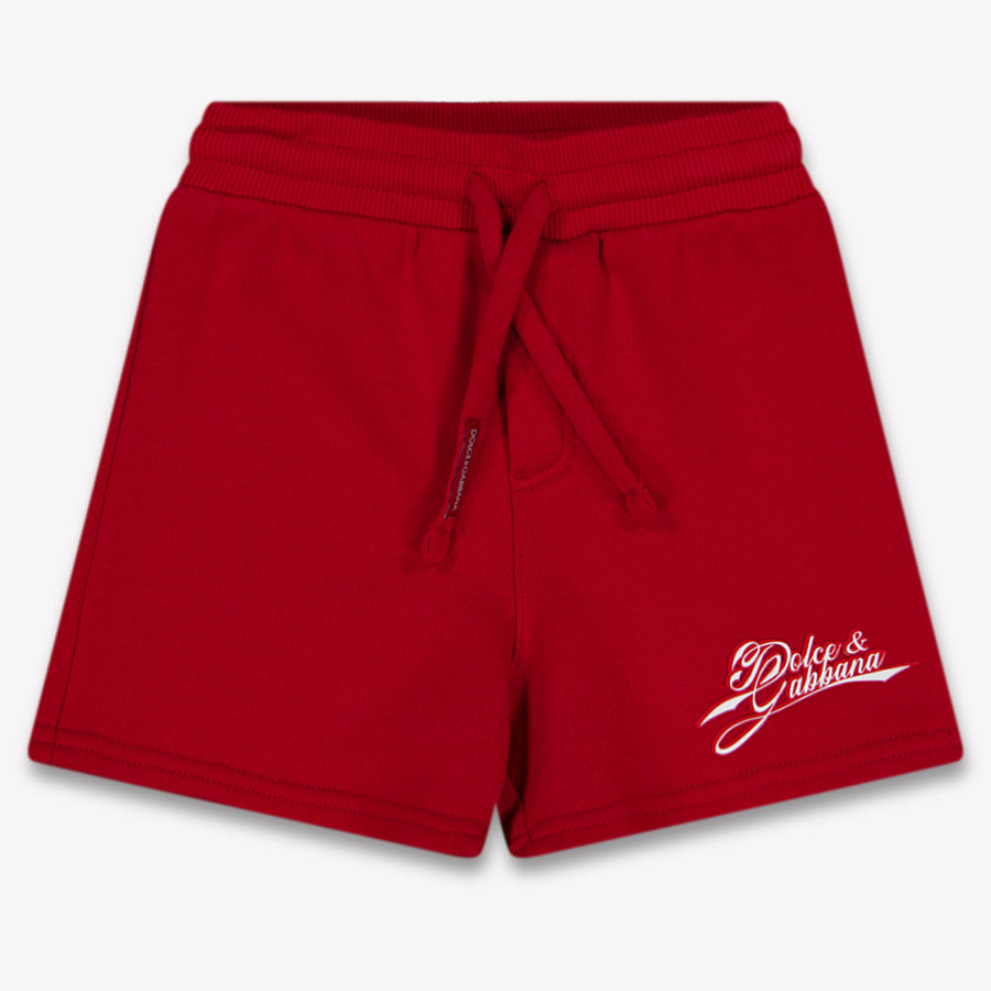 Dolce & Gabbana Baby Jongens Shorts In Rood