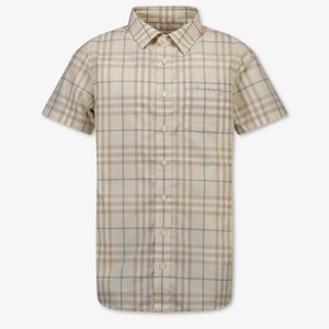 Burberry Kinder Jungen Bluse rein Helles Beige