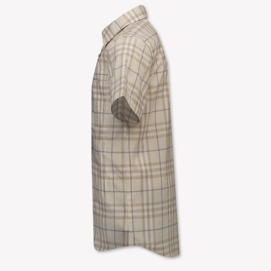 Burberry Kinder Jungen Bluse rein Helles Beige