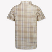 Burberry Kinder Jungen Bluse rein Helles Beige
