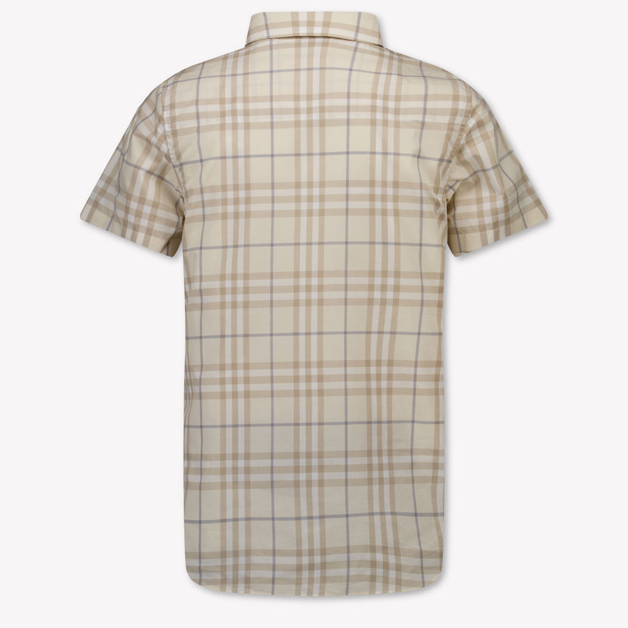 Burberry Kinder Jungen Bluse rein Helles Beige