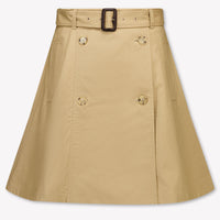 Burberry Katey Kids Girls Skirt In Beige