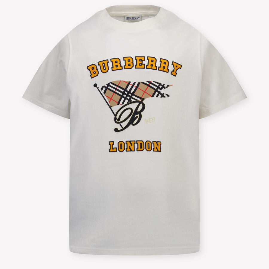 Burberry Cedar Unisex Kinder T-Shirt in Off-White