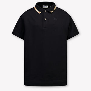 Burberry JOHANE Kinder Garçons Polo En Noir