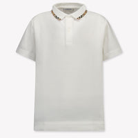 Burberry Johane Kinder Jongens Polo In Wit