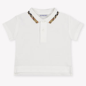 Burberry JUAN bebe Chicos polo en Blanco
