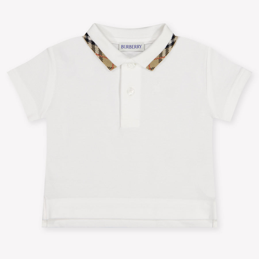 Burberry JUAN bebe Chicos polo en Blanco