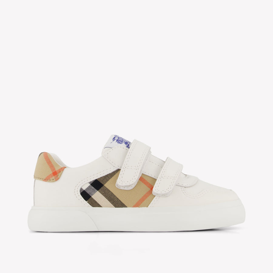 Burberry Noah Unisex Kids Sneakers in Beige