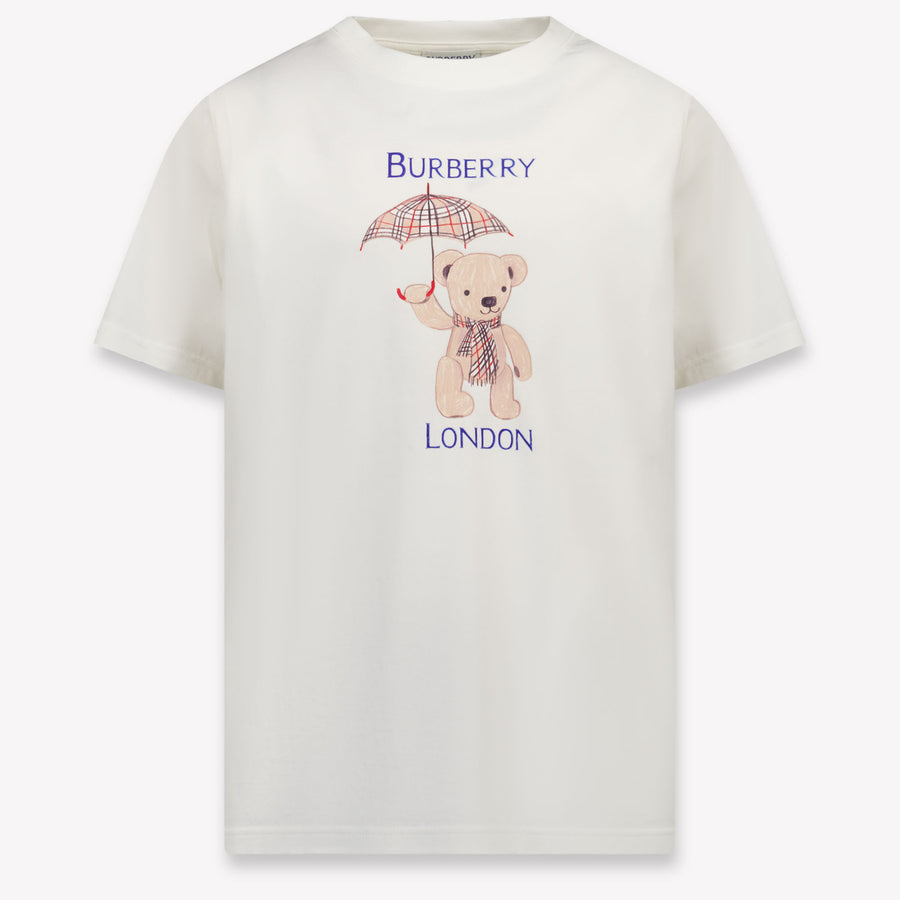 Burberry Cedar Unisex Kinder T-Shirt in Off-White