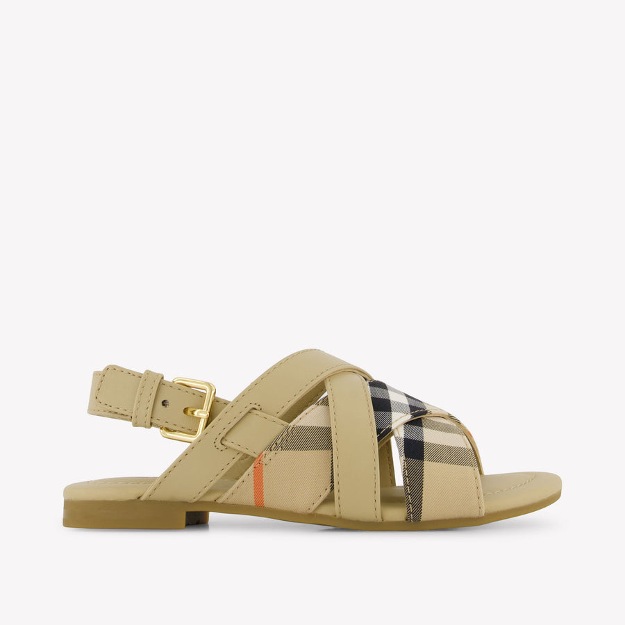 Burberry Cleo Kinder Meisjes Sandalen In Beige