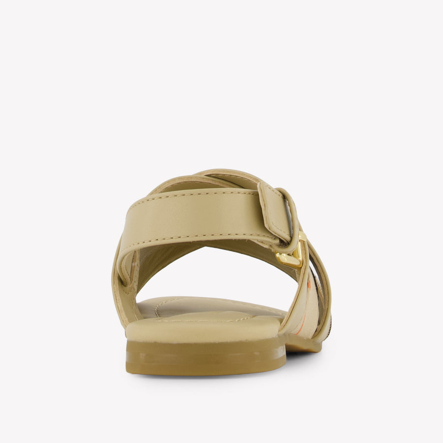 Burberry Cleo Meisjes Sandalen In Beige