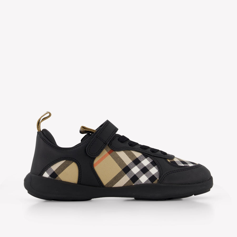 Burberry Matrix Kinder Unisex Sneakers In Zwart
