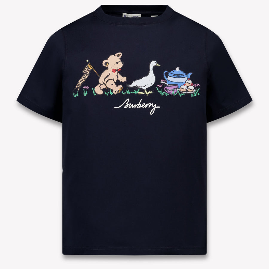 Burberry CÈDRE Enfants Unisexe T-shirt dans Navy