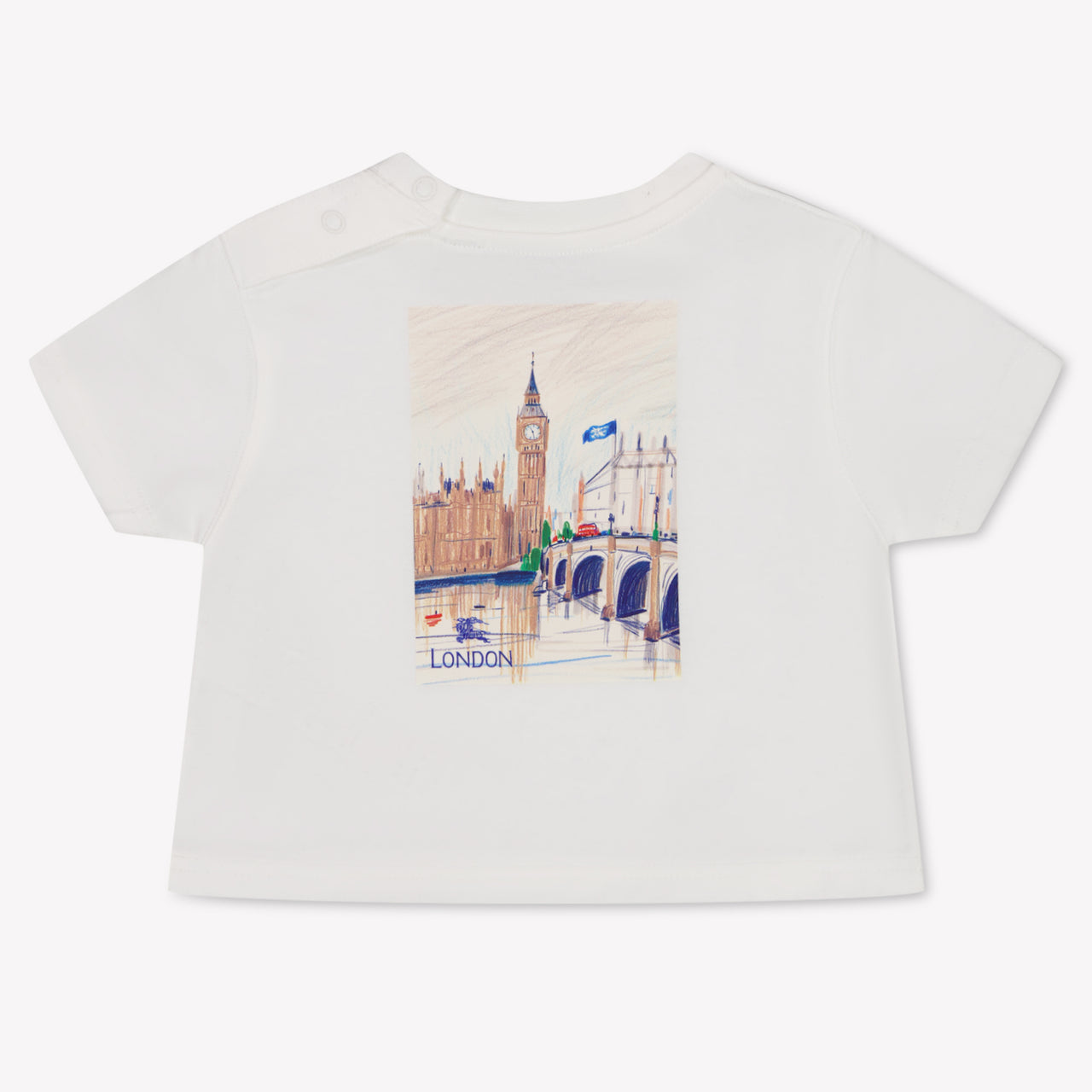 Burberry CEDRO Baby Unisex Maglietta dentro Off White