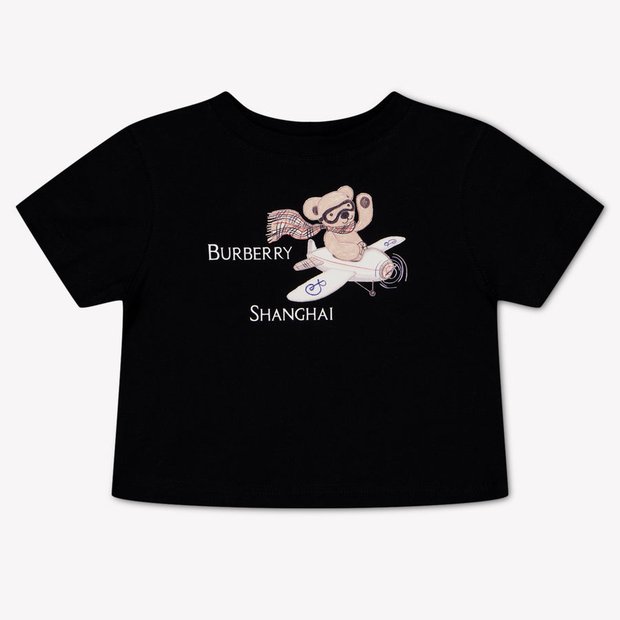 Burberry CÈDRE Bébé Unisexe T-shirt dans Noir